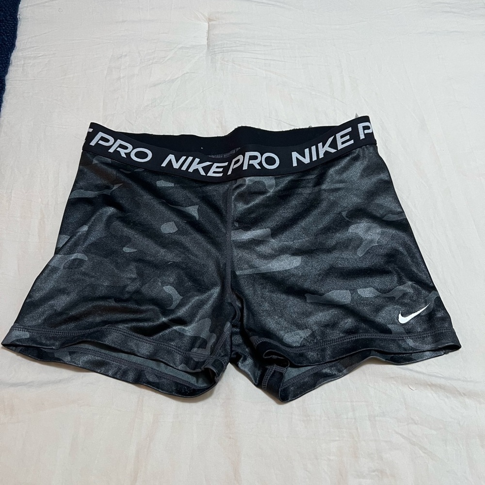 Nike Black and Gray Athletic Shorts